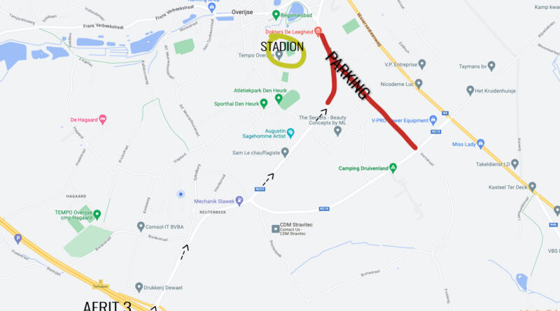 Parking wedstrijd TEMPO Overijse – KV Mechelen