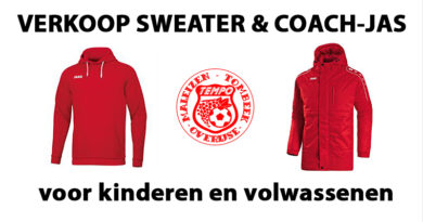 Bestel hier uw TEMPO Sweater en Coach Jas