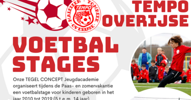 Voetbal stages Pasen & Zomer